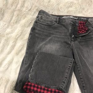 Boyfriend Style Special Lined Ladies Jeans “Eddie Bauer” like new